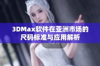 3DMax软件在亚洲市场的尺码标准与应用解析