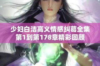 少妇白洁高义情感纠葛全集第1到第178章精彩回顾