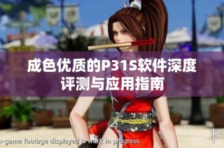 成色优质的P31S软件深度评测与应用指南