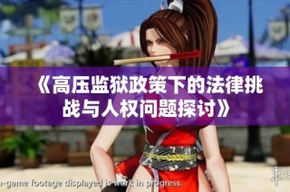 《高压监狱政策下的法律挑战与人权问题探讨》