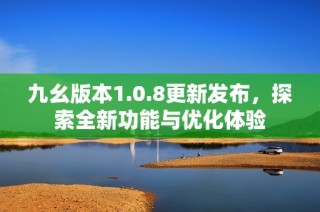 九幺版本1.0.8更新发布，探索全新功能与优化体验