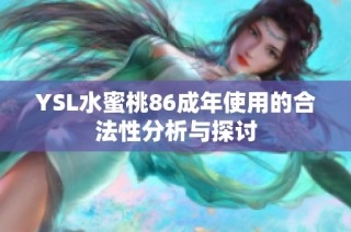YSL水蜜桃86成年使用的合法性分析与探讨