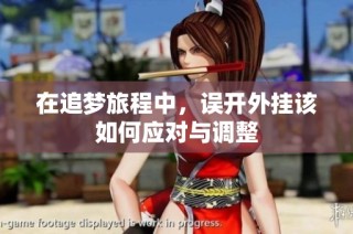 在追梦旅程中，误开外挂该如何应对与调整