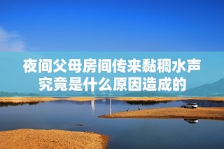 夜间父母房间传来黏稠水声究竟是什么原因造成的