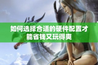 如何选择合适的硬件配置才能省钱又玩得爽
