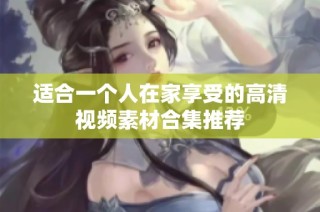 适合一个人在家享受的高清视频素材合集推荐