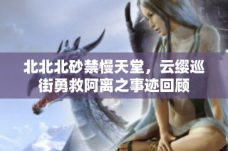 北北北砂禁慢天堂，云缨巡街勇救阿离之事迹回顾