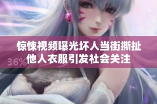 惊悚视频曝光坏人当街撕扯他人衣服引发社会关注
