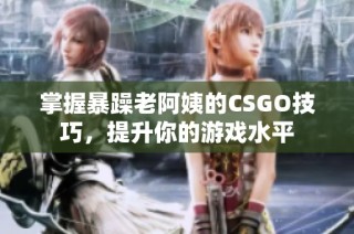 掌握暴躁老阿姨的CSGO技巧，提升你的游戏水平