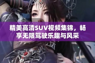 精美高清SUV视频集锦，畅享无限驾驶乐趣与风采