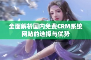 全面解析国内免费CRM系统网站的选择与优势
