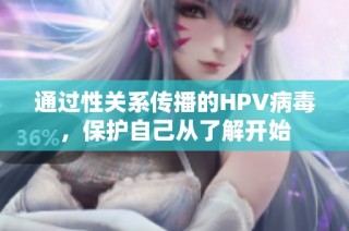通过性关系传播的HPV病毒，保护自己从了解开始