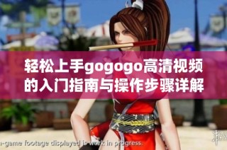 轻松上手gogogo高清视频的入门指南与操作步骤详解