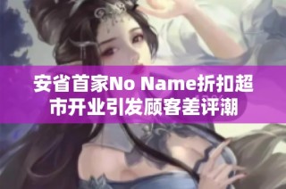 安省首家No Name折扣超市开业引发顾客差评潮