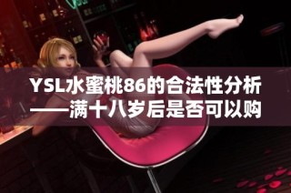 YSL水蜜桃86的合法性分析——满十八岁后是否可以购买