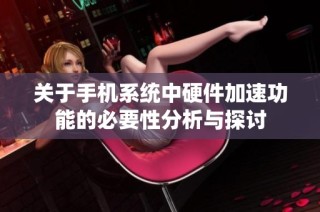 关于手机系统中硬件加速功能的必要性分析与探讨