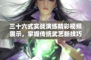 三十六式实战演练精彩视频展示，掌握传统武艺新技巧