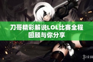 刀哥精彩解说LOL比赛全程回顾与你分享