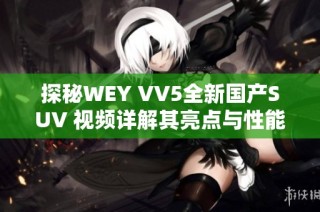 探秘WEY VV5全新国产SUV 视频详解其亮点与性能