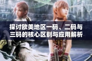 探讨欧美地区一码、二码与三码的核心区别与应用解析