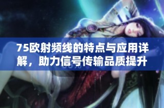 75欧射频线的特点与应用详解，助力信号传输品质提升