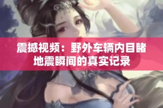 震撼视频：野外车辆内目睹地震瞬间的真实记录