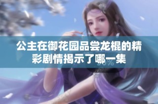 公主在御花园品尝龙棍的精彩剧情揭示了哪一集