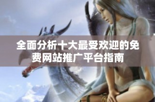 全面分析十大最受欢迎的免费网站推广平台指南
