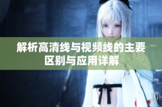解析高清线与视频线的主要区别与应用详解