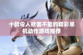 十款令人欲罢不能的精彩单机动作游戏推荐