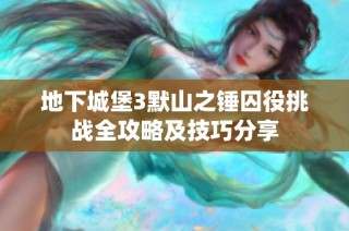 地下城堡3默山之锤囚役挑战全攻略及技巧分享