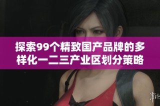探索99个精致国产品牌的多样化一二三产业区划分策略