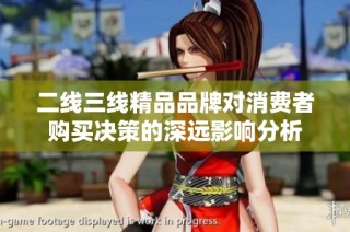 二线三线精品品牌对消费者购买决策的深远影响分析