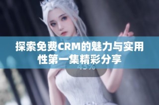 探索免费CRM的魅力与实用性第一集精彩分享