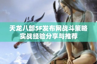 天龙八部SF发布网战斗策略实战经验分享与推荐