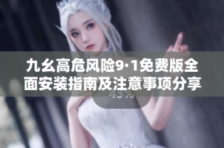 九幺高危风险9·1免费版全面安装指南及注意事项分享