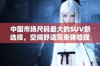 中国市场尺码最大的SUV新选择，空间舒适驾乘体验提升