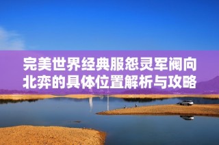 完美世界经典服怨灵军阀向北弈的具体位置解析与攻略
