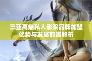 三亚高端私人影院品牌加盟优势与发展前景解析