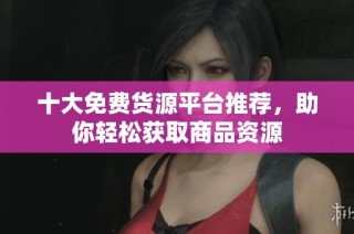十大免费货源平台推荐，助你轻松获取商品资源