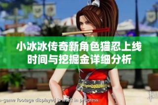 小冰冰传奇新角色猫忍上线时间与挖掘金详细分析