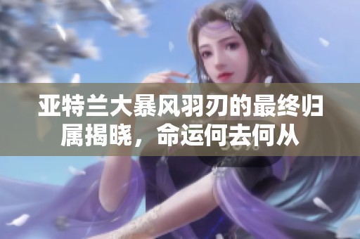 亚特兰大暴风羽刃的最终归属揭晓，命运何去何从