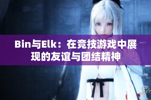 Bin与Elk：在竞技游戏中展现的友谊与团结精神