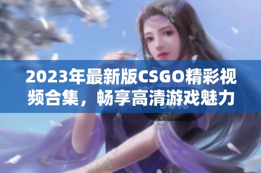 2023年最新版CSGO精彩视频合集，畅享高清游戏魅力