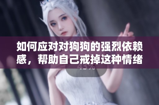 如何应对对狗狗的强烈依赖感，帮助自己戒掉这种情绪