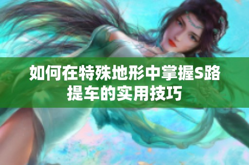 如何在特殊地形中掌握S路提车的实用技巧