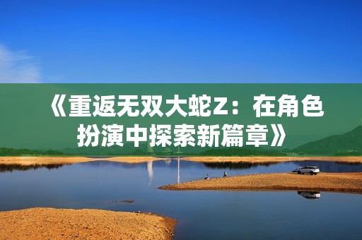 《重返无双大蛇Z：在角色扮演中探索新篇章》