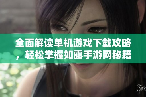 全面解读单机游戏下载攻略，轻松掌握如露手游网秘籍