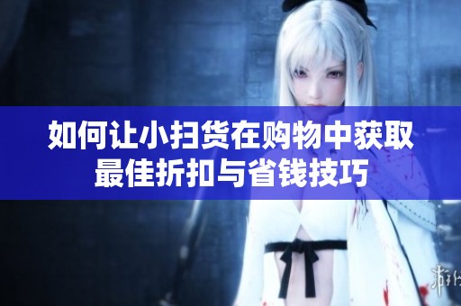 如何让小扫货在购物中获取最佳折扣与省钱技巧