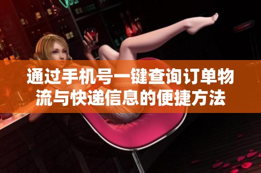 通过手机号一键查询订单物流与快递信息的便捷方法